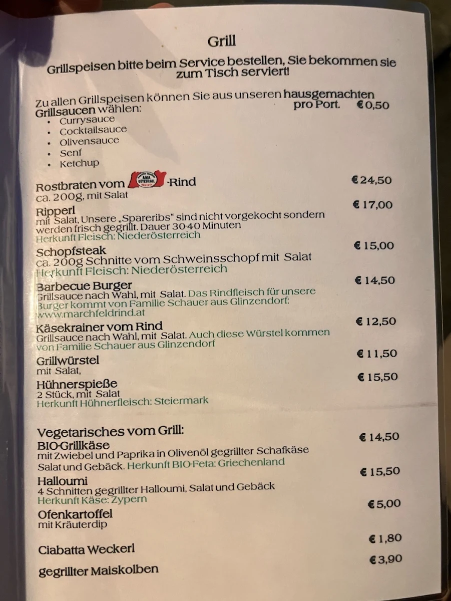 Speisekarte photo 1