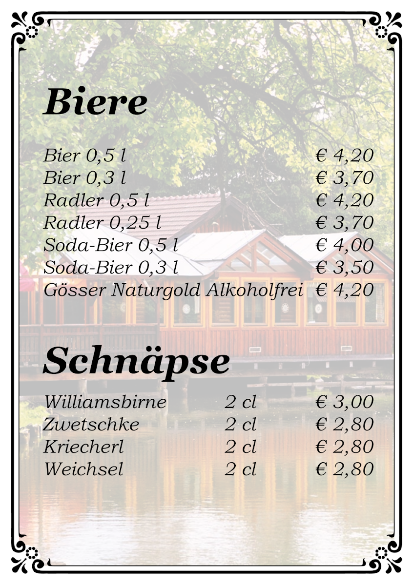 Speisekarte photo 2