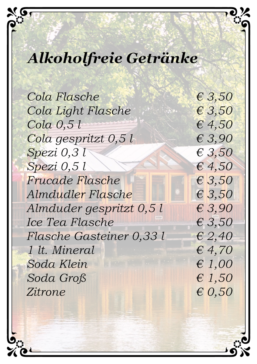 Speisekarte photo 5