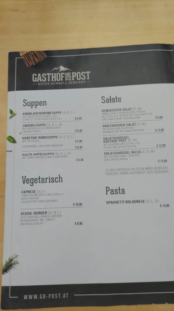 Speisekarte photo 6