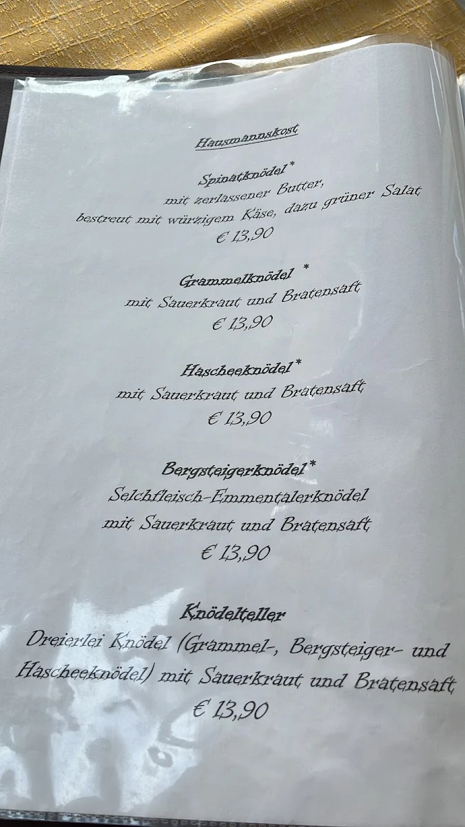 Speisekarte photo 1