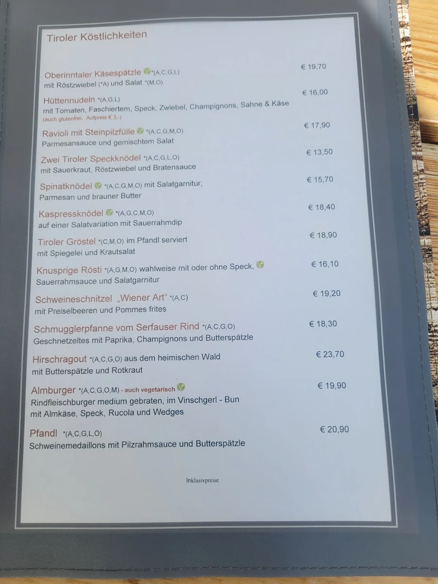 Speisekarte photo 5