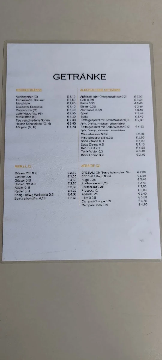 Speisekarte photo 3
