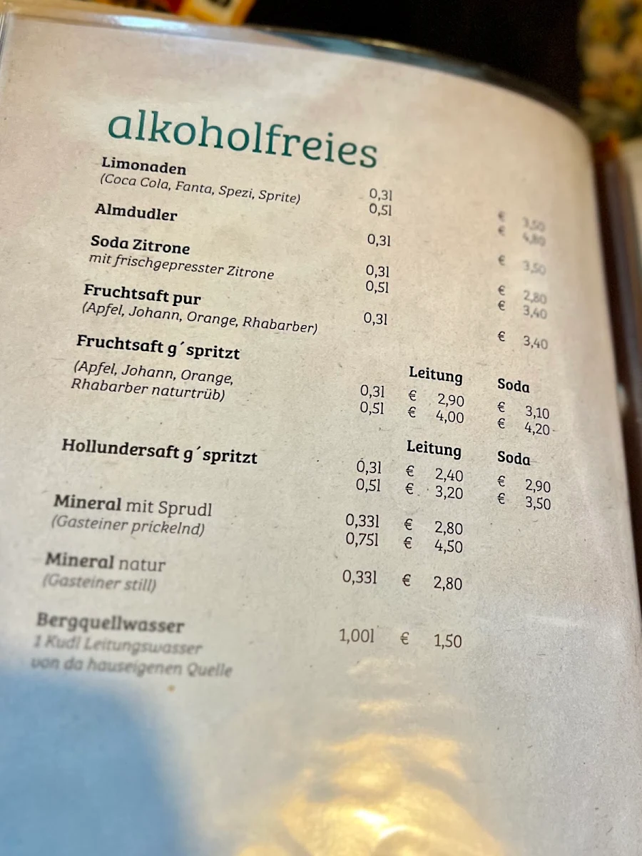 Speisekarte photo 1