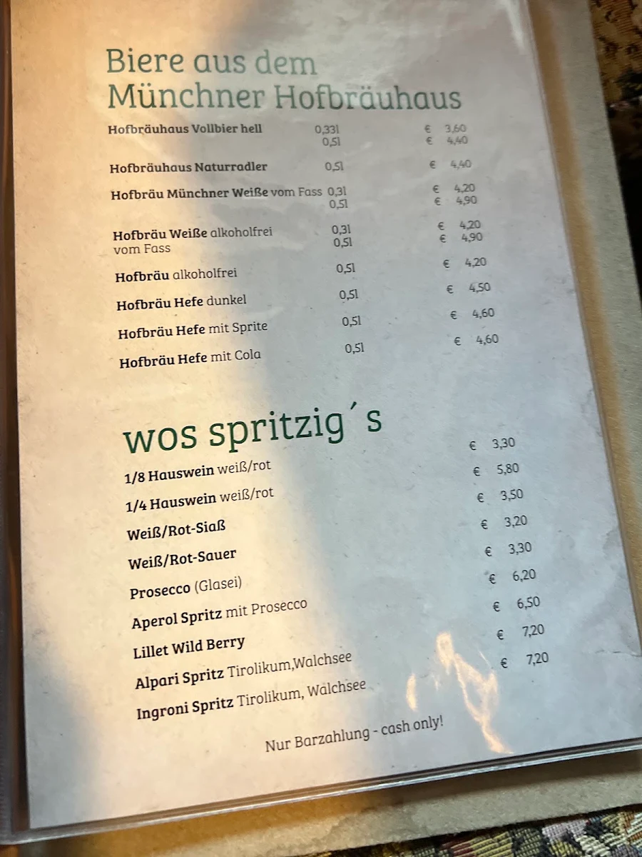 Speisekarte photo 2