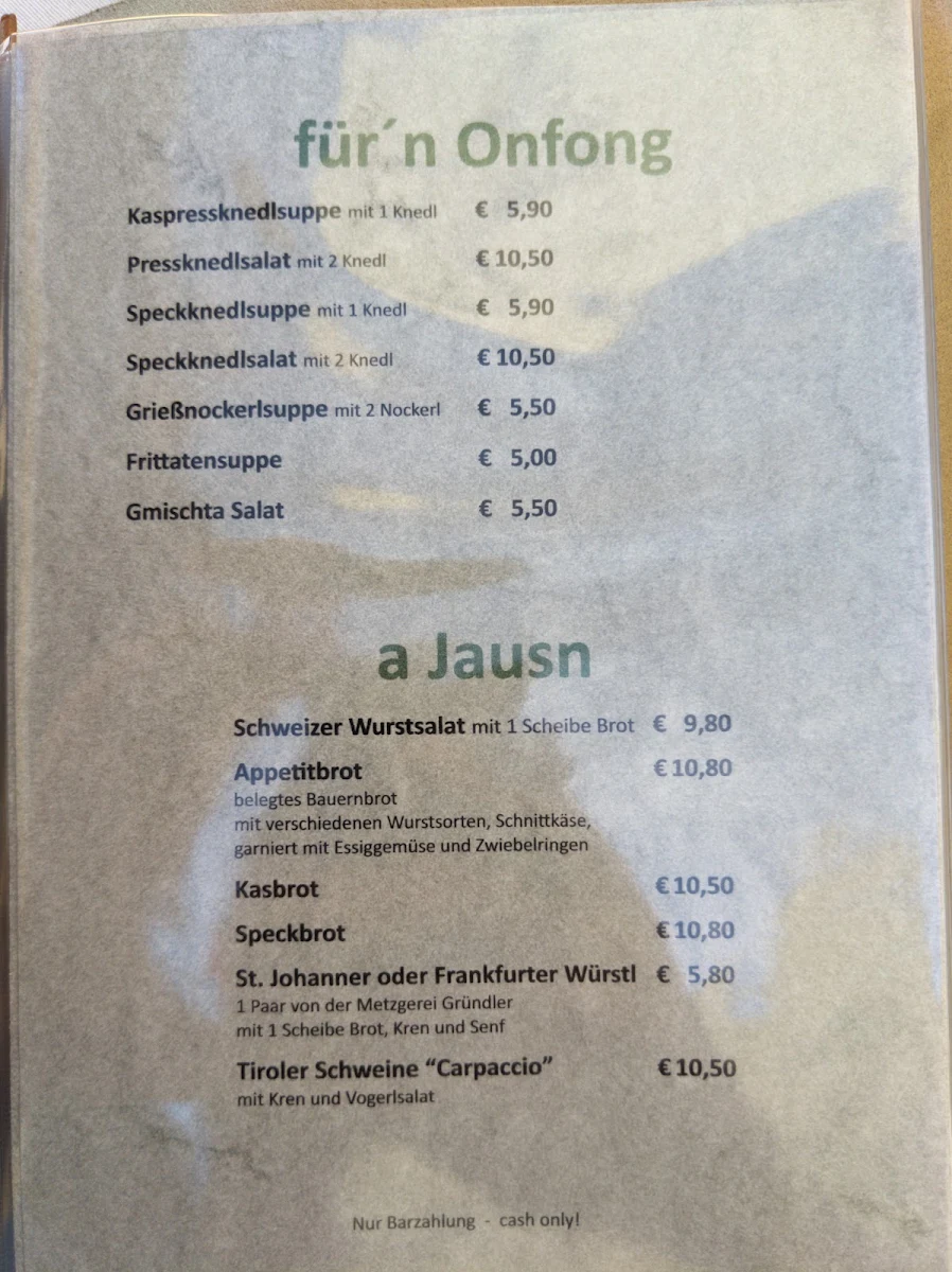 Speisekarte photo 8