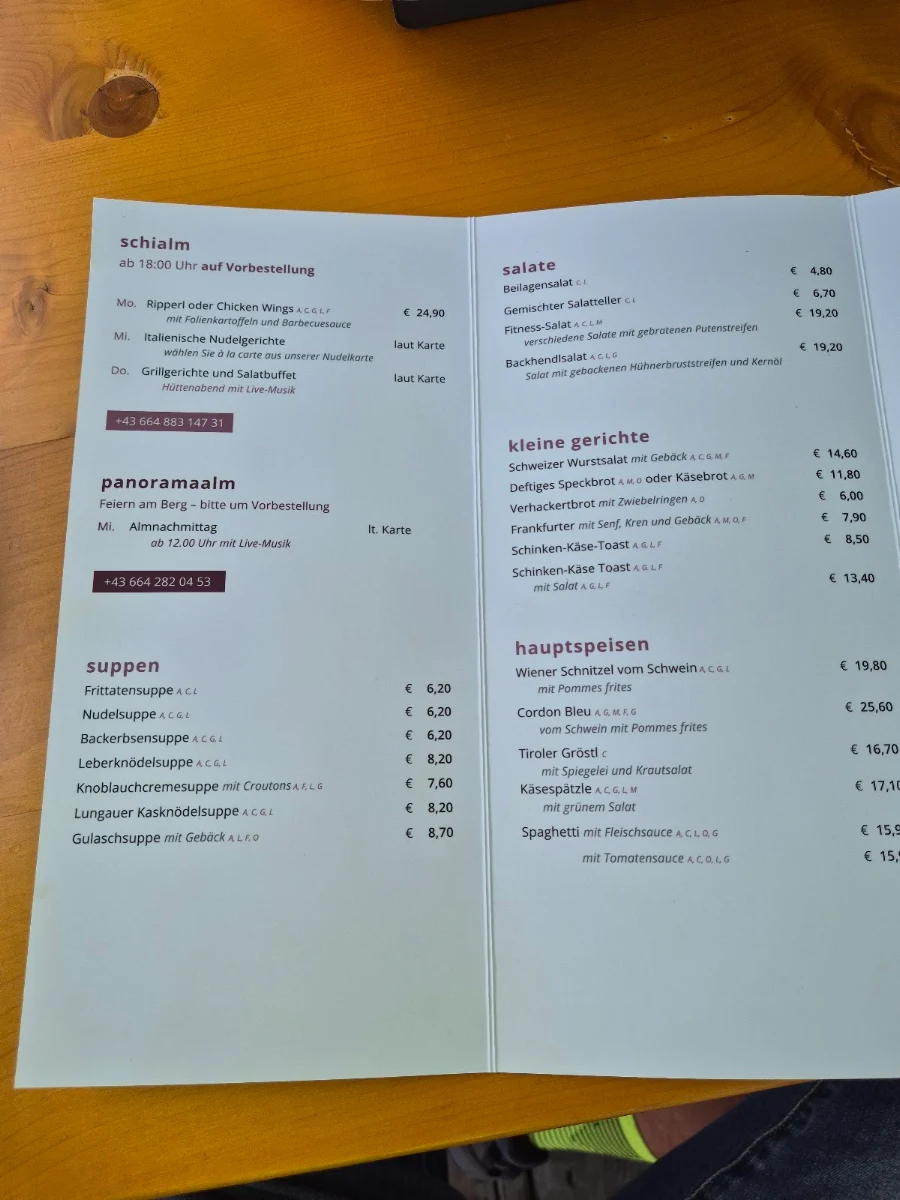 Speisekarte photo 2
