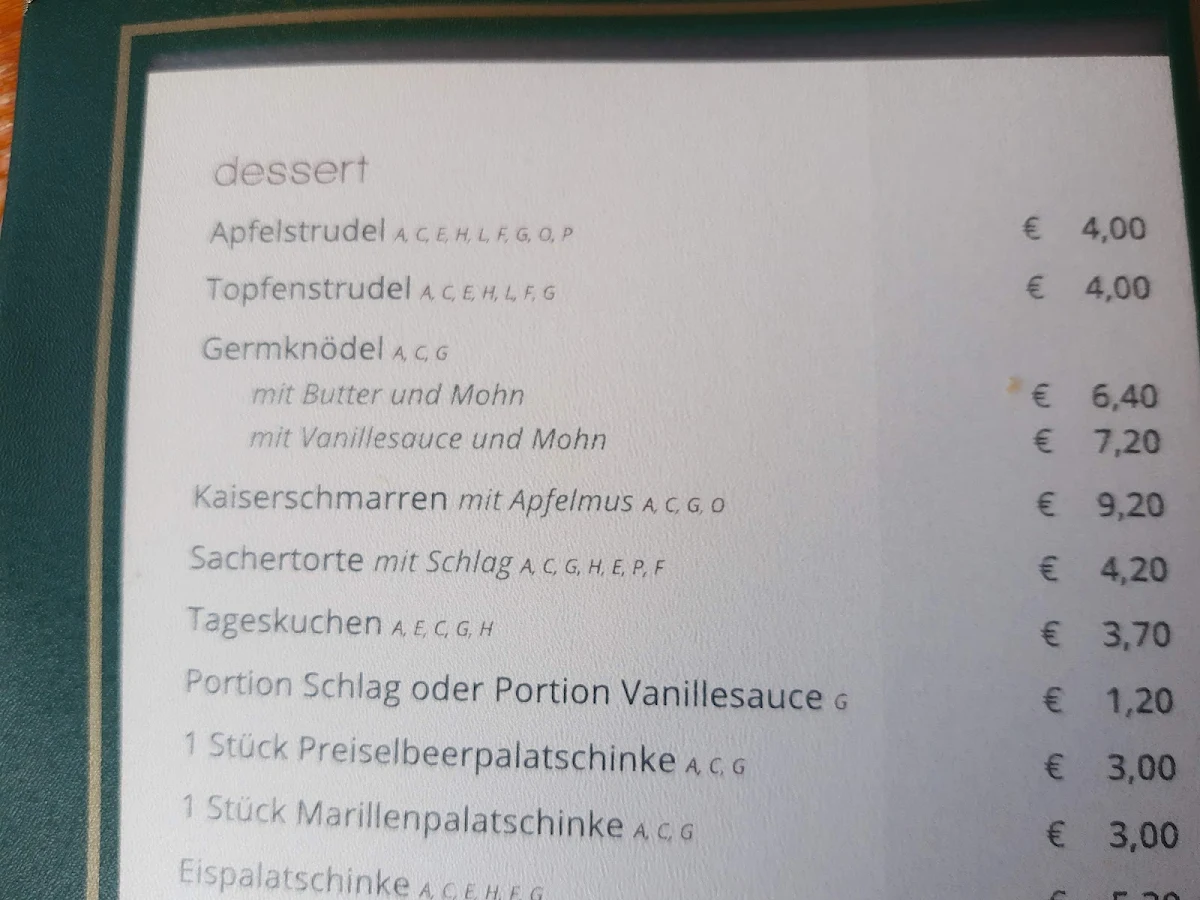 Speisekarte photo 8
