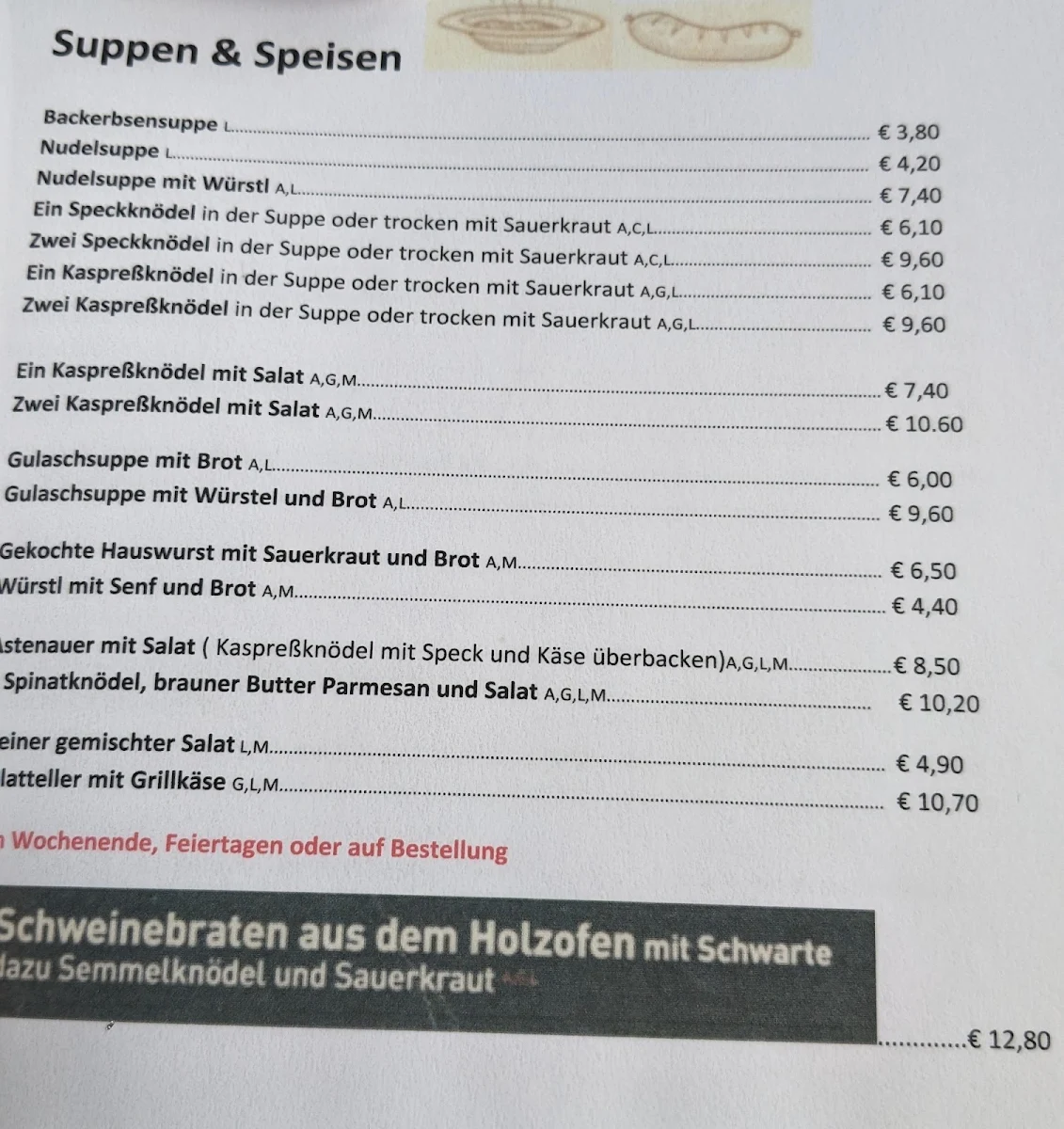 Speisekarte photo 8