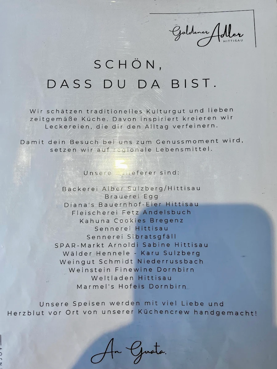 Speisekarte photo 1