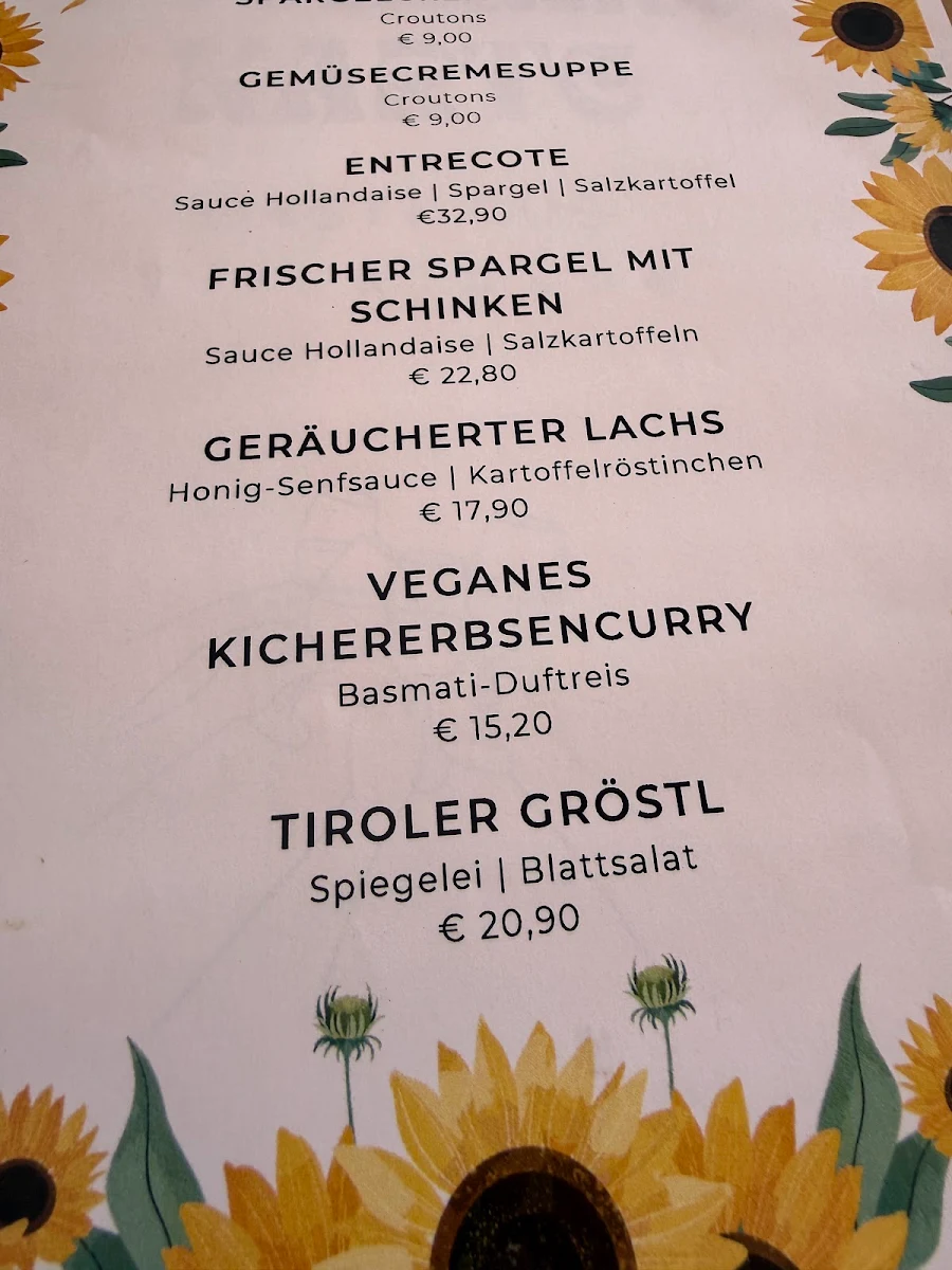Speisekarte photo 1