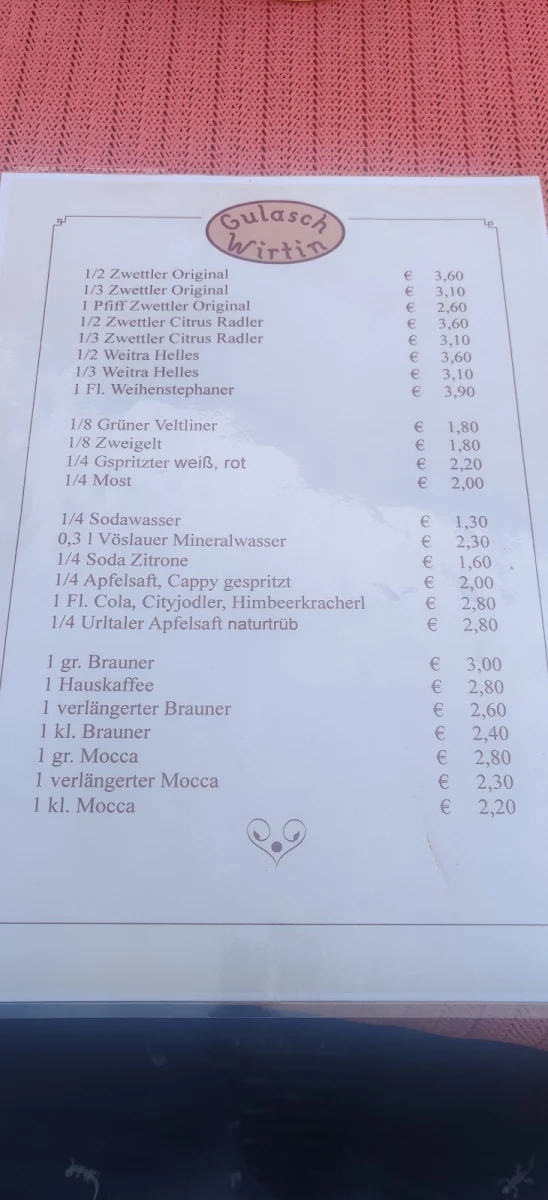Speisekarte photo 2