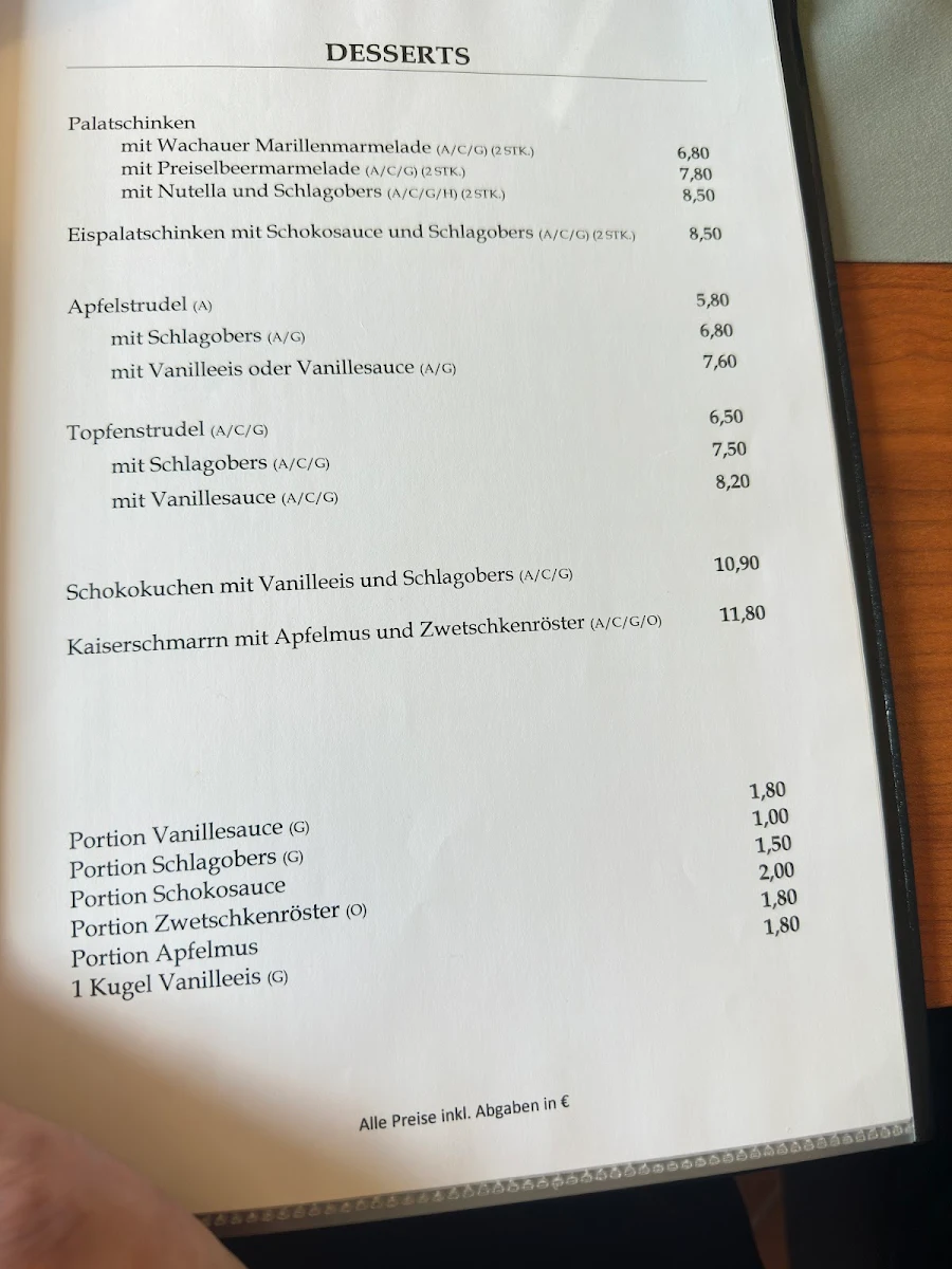 Speisekarte photo 3
