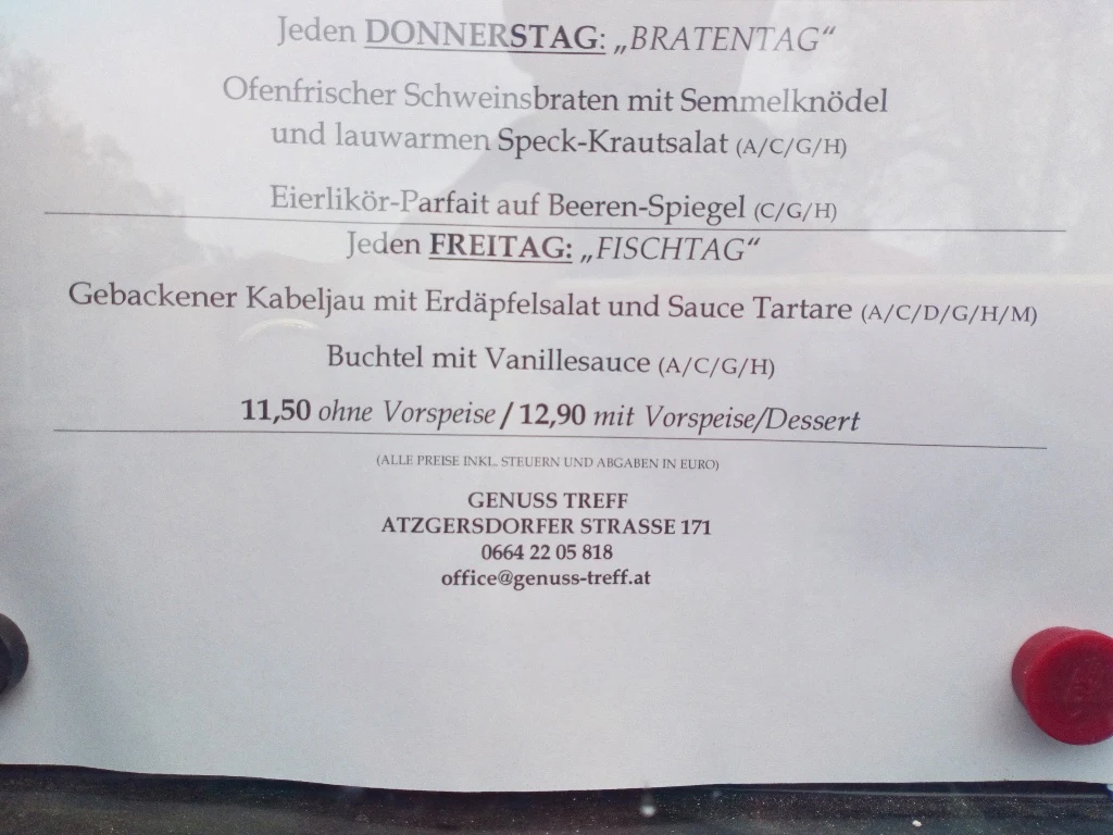 Speisekarte photo 6