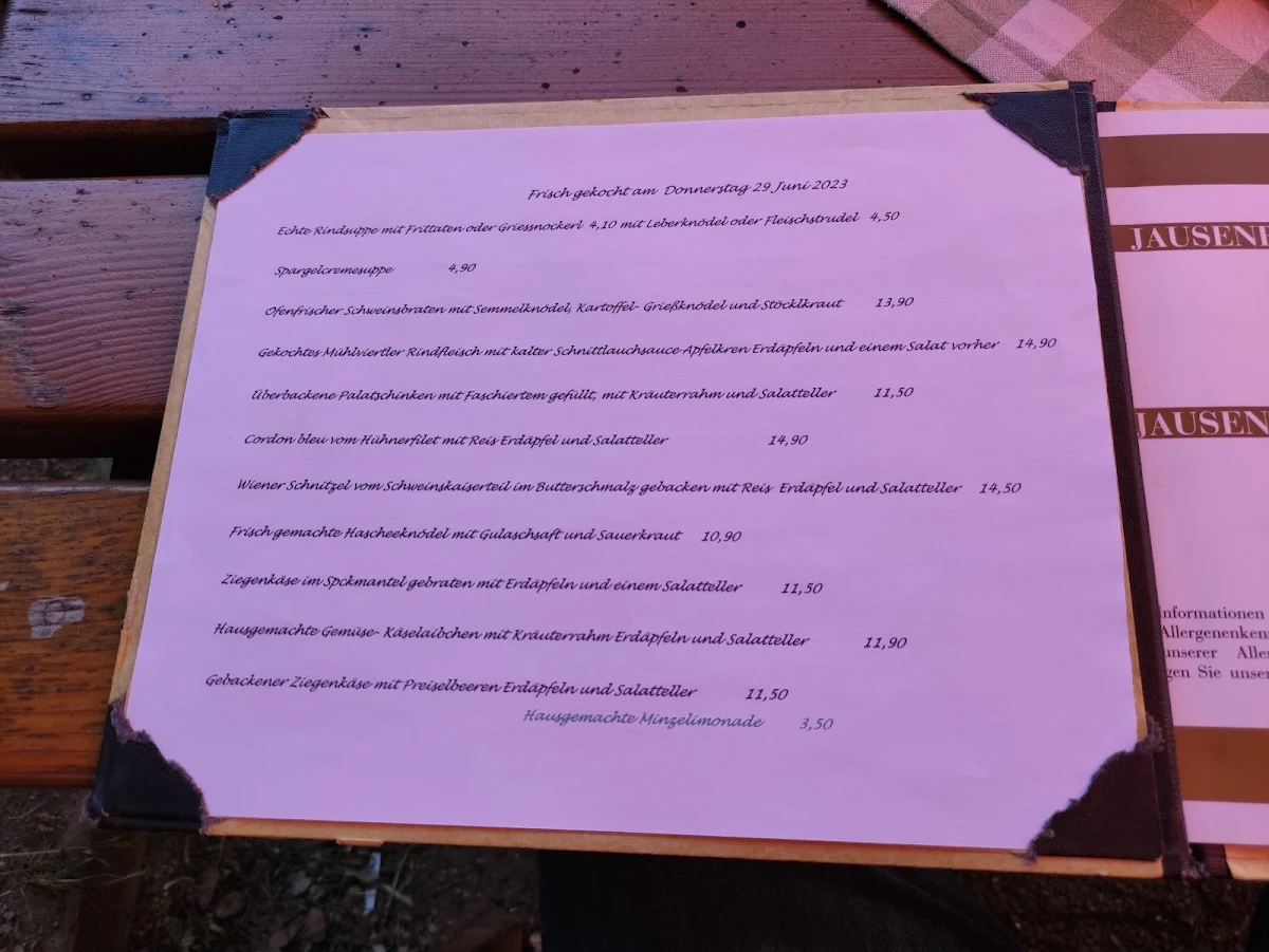 Speisekarte photo 2
