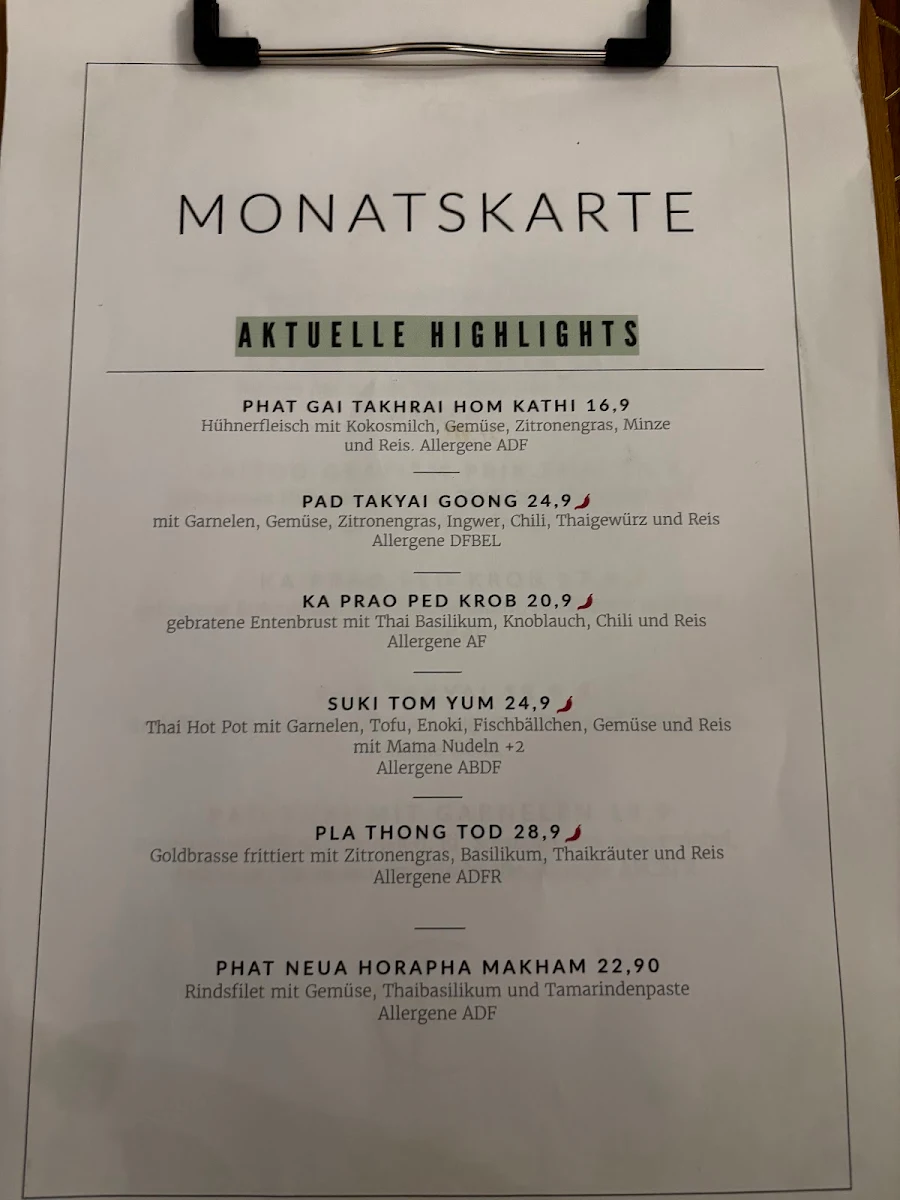 Speisekarte photo 1