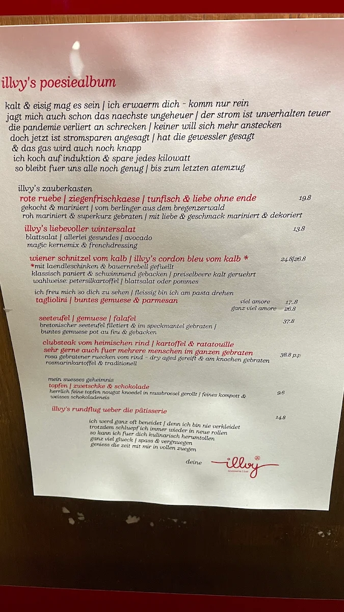 Speisekarte photo 2