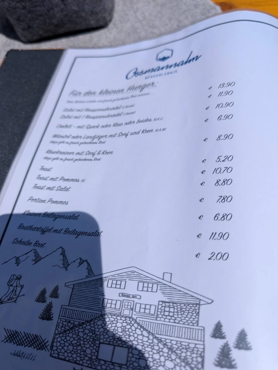 Speisekarte photo 1