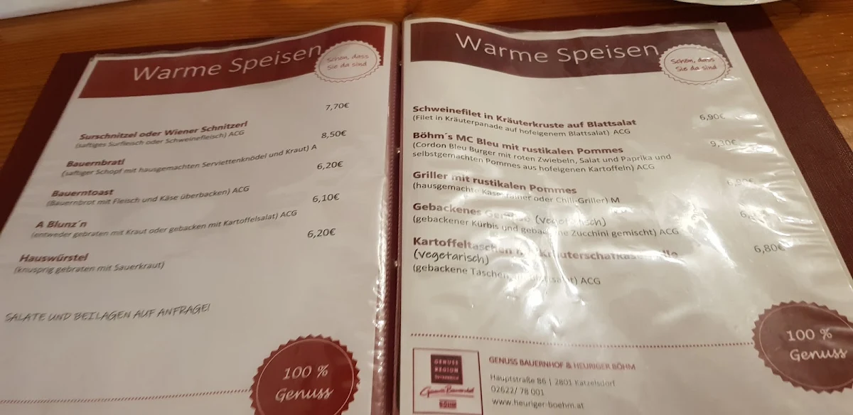 Speisekarte photo 4