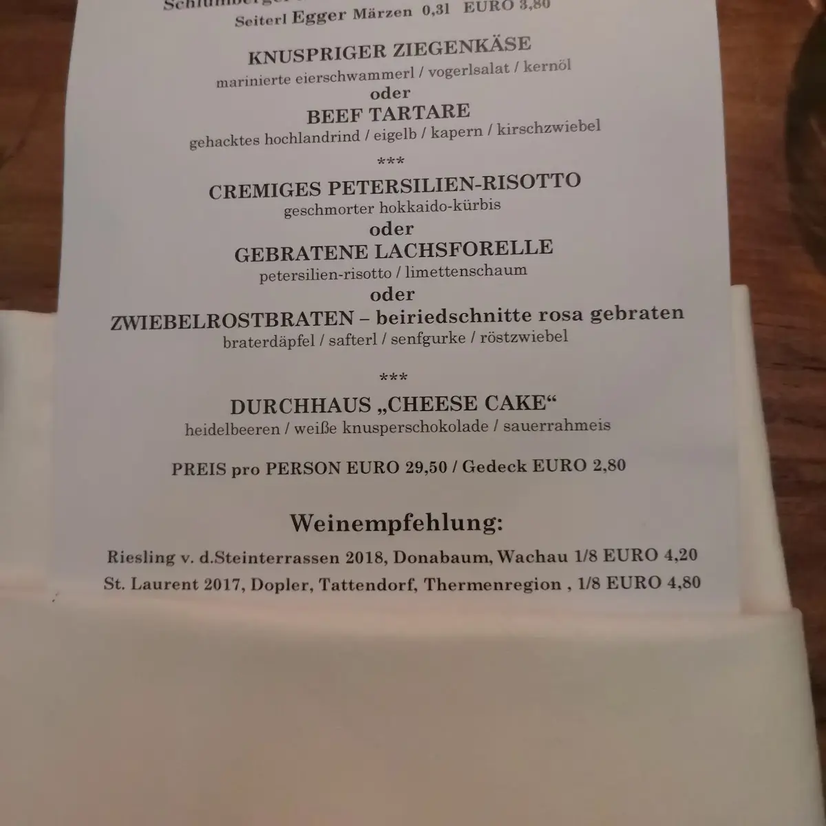 Speisekarte photo 8