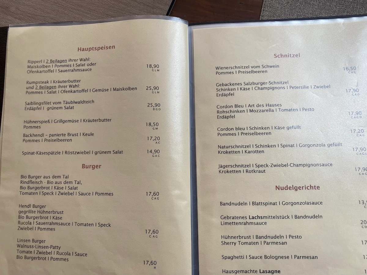 Speisekarte photo 1