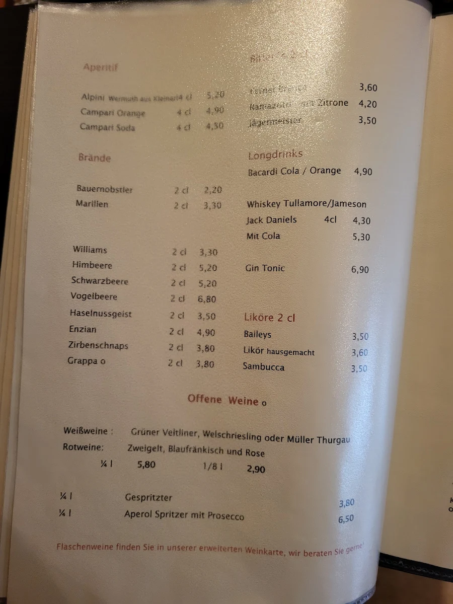 Speisekarte photo 3