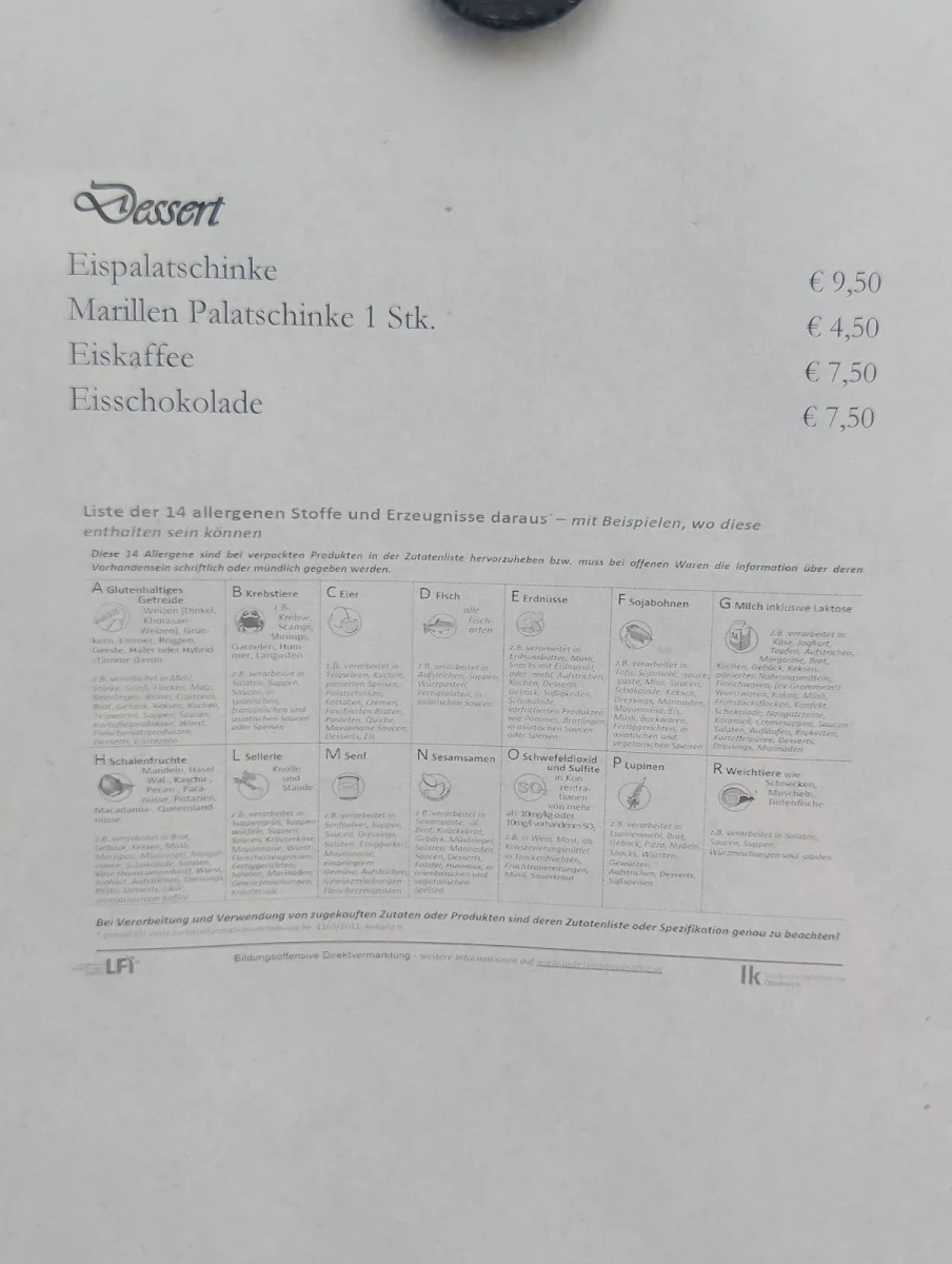 Speisekarte photo 1