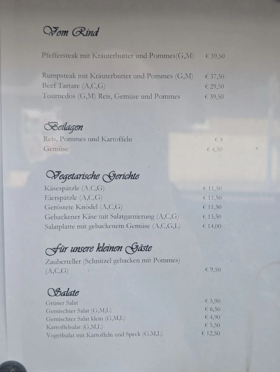 Speisekarte photo 2