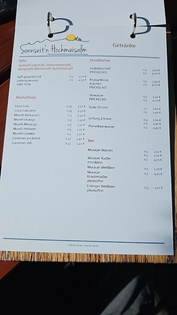 Speisekarte photo 1