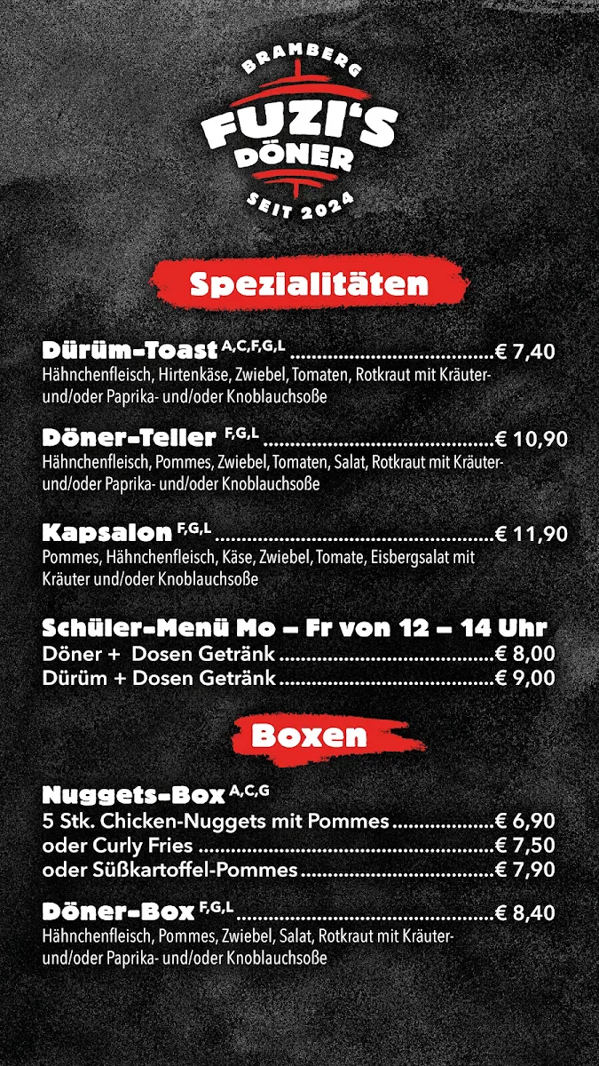 Speisekarte photo 1