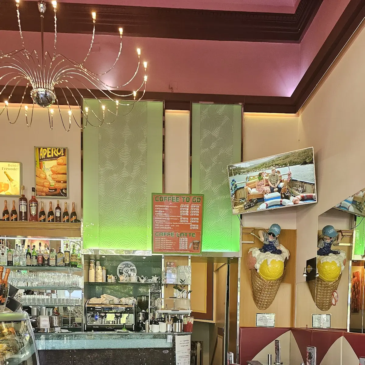 Atmosphäre, Eissalon Caffè Perrella