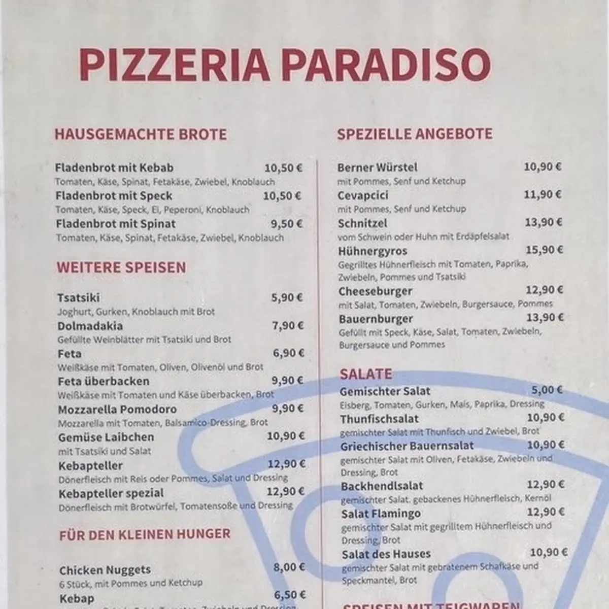Speisekarte photo 1