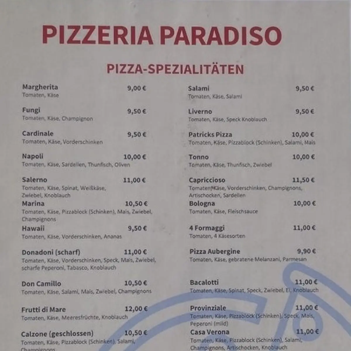 Speisekarte photo 5