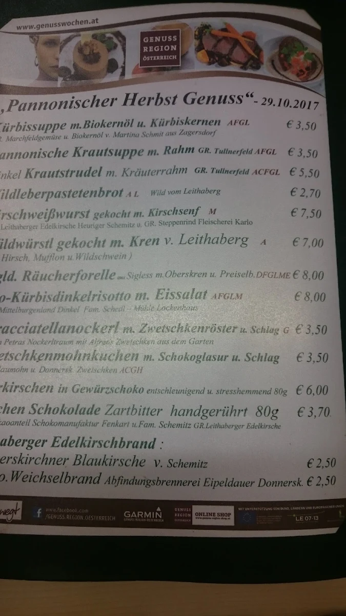 Speisekarte photo 8