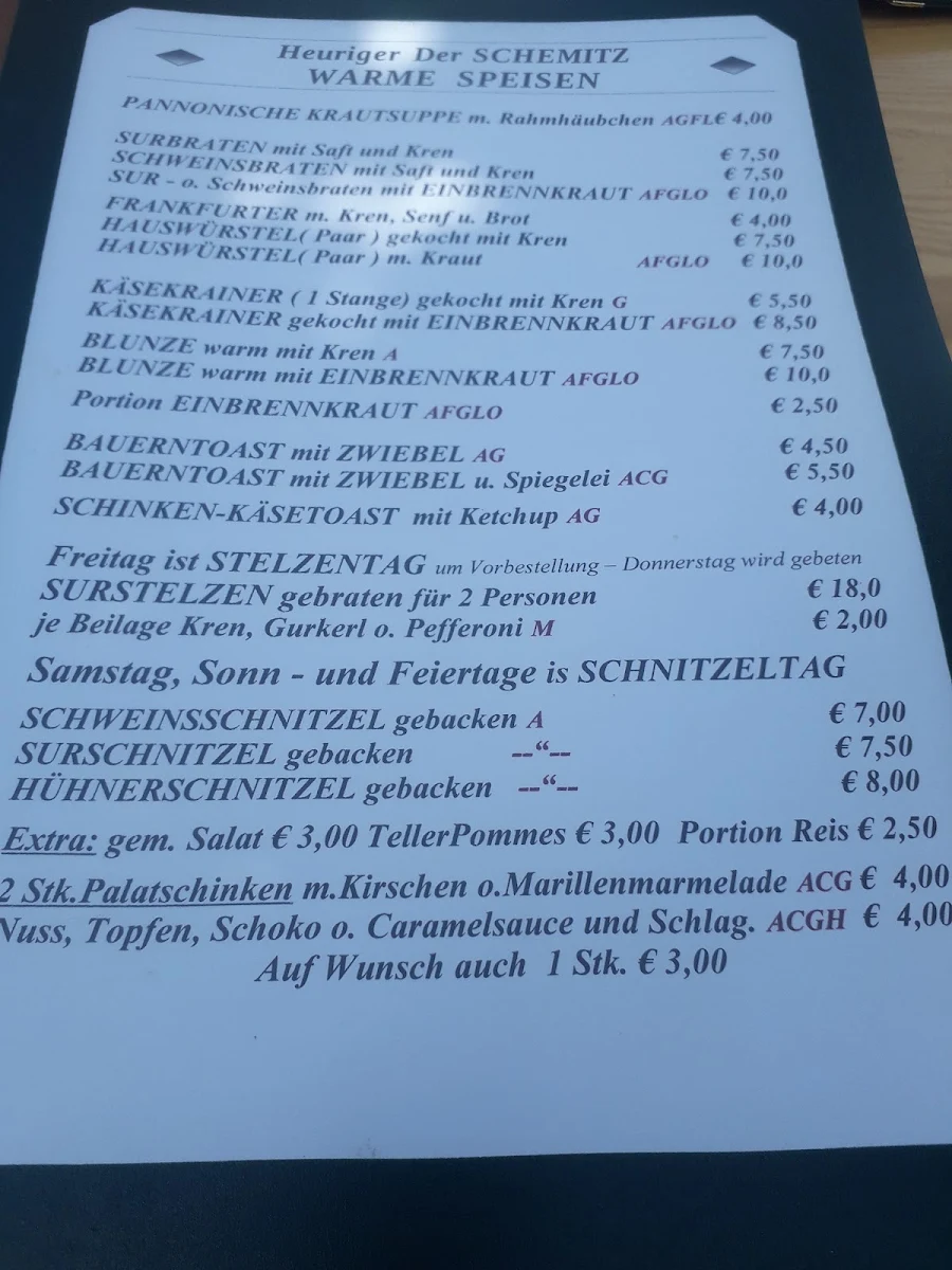 Speisekarte photo 9