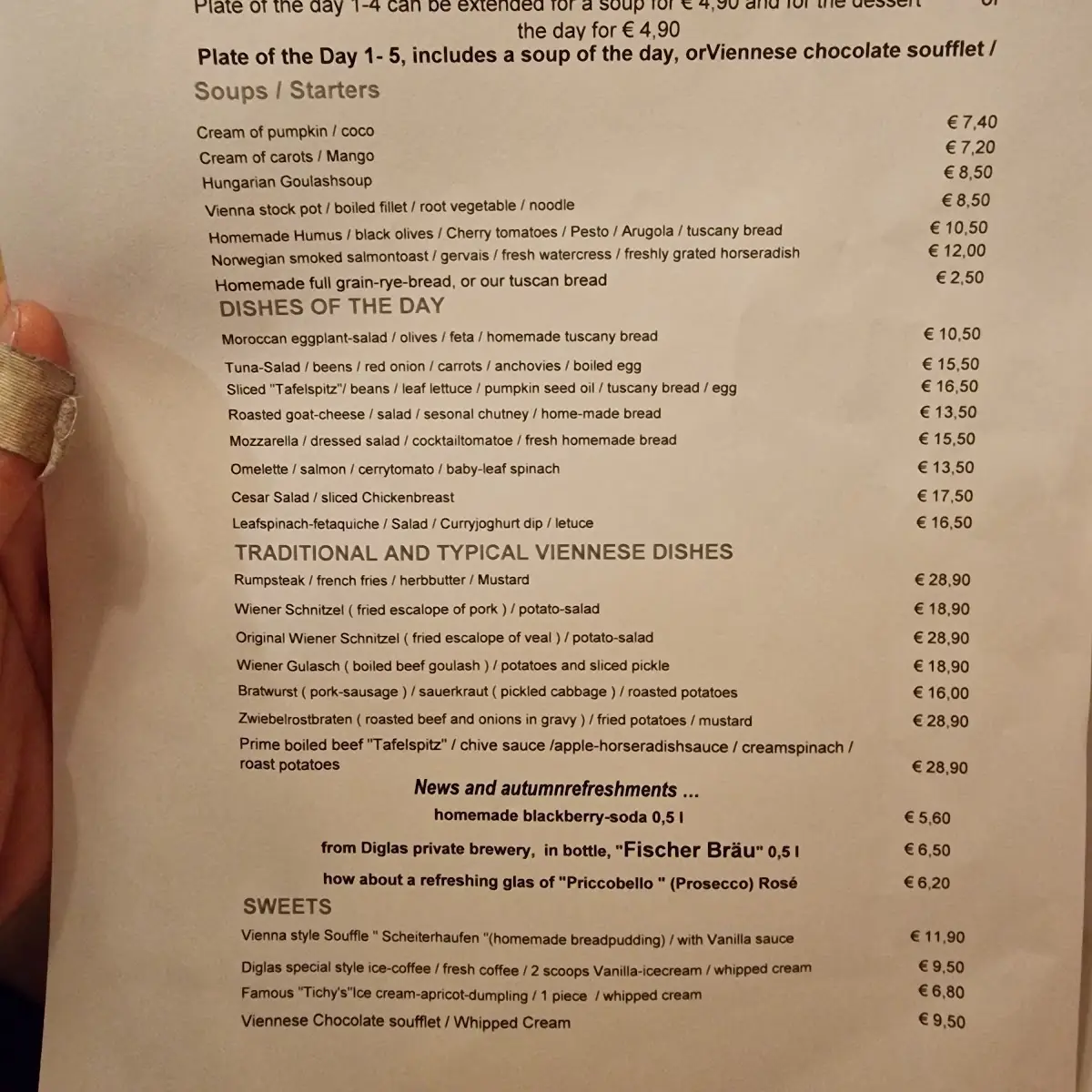 Speisekarte photo 9