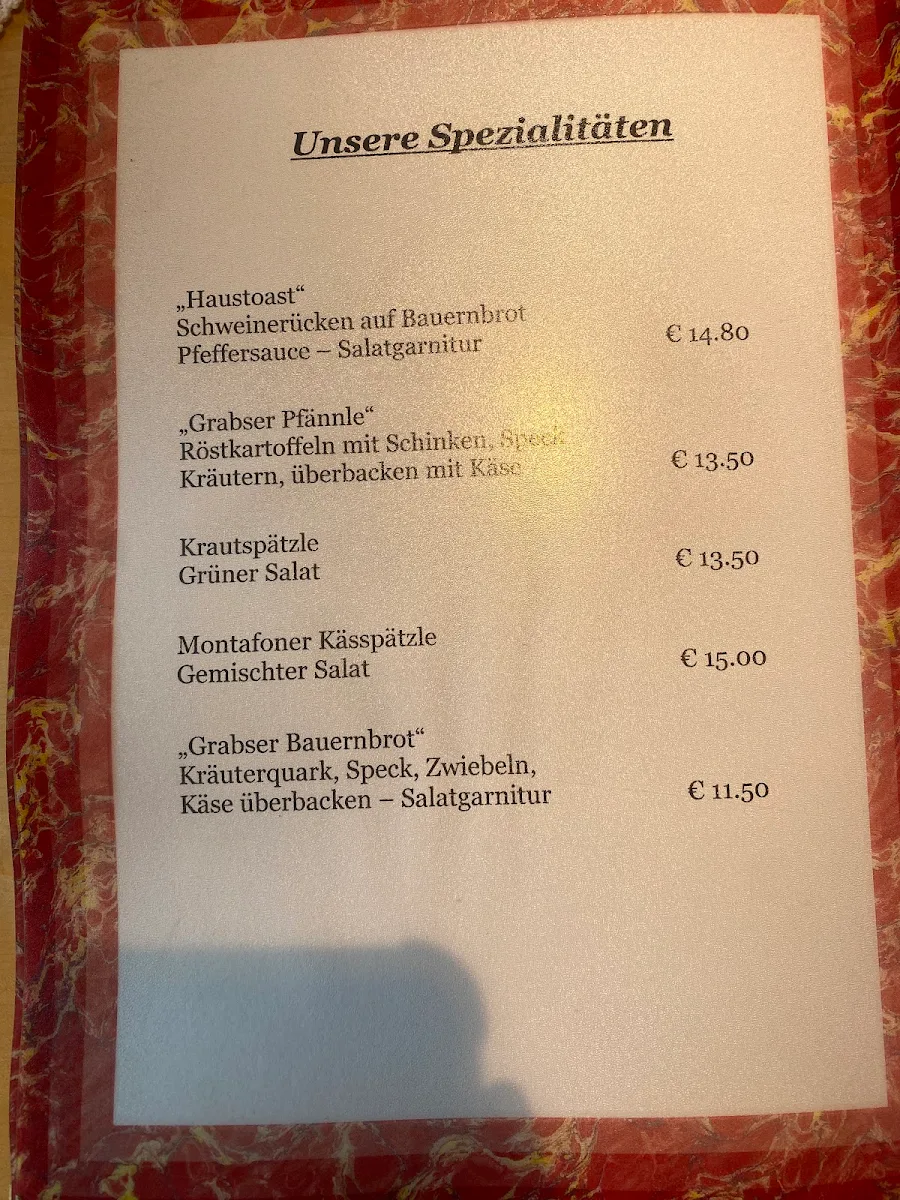 Speisekarte photo 10