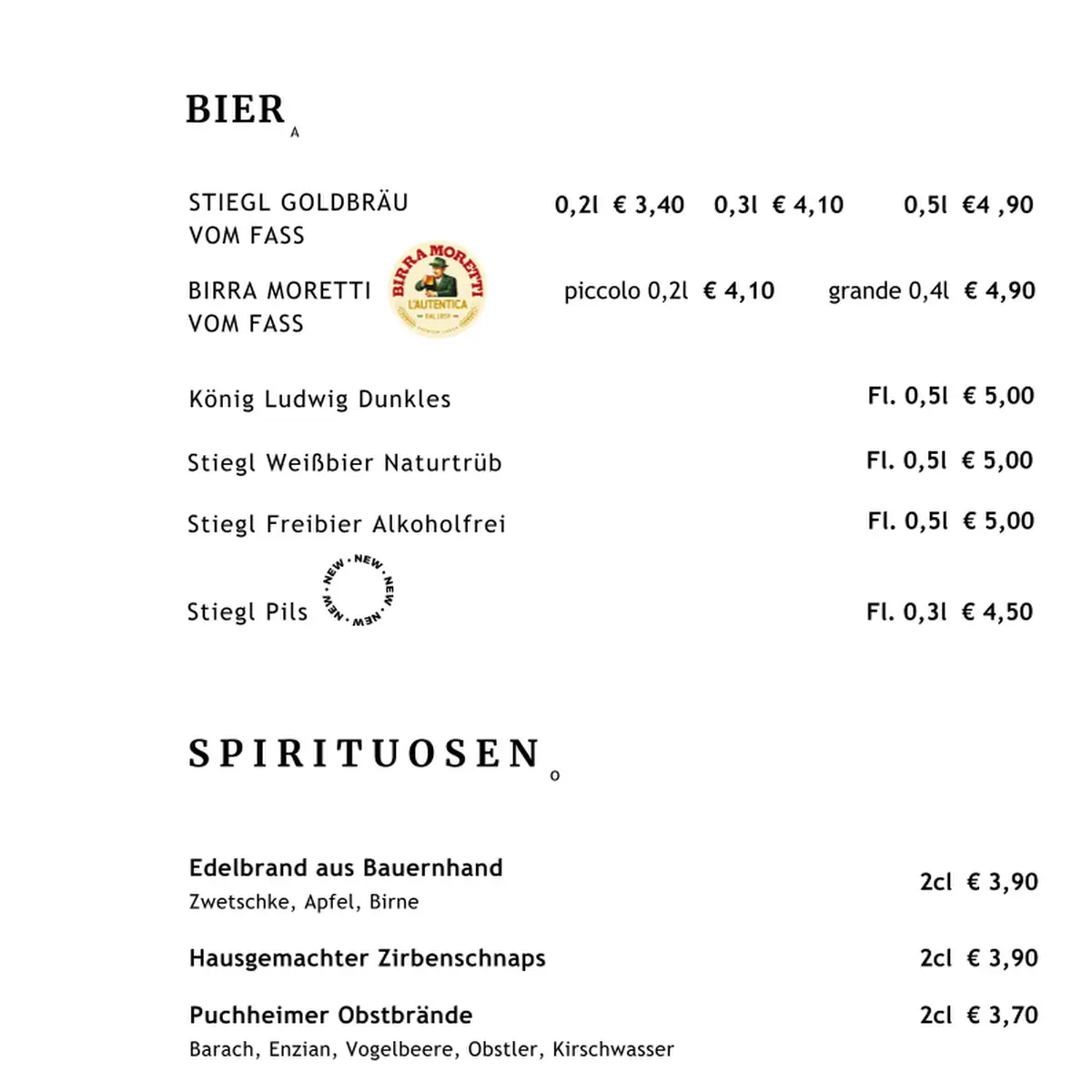 Speisekarte photo 3