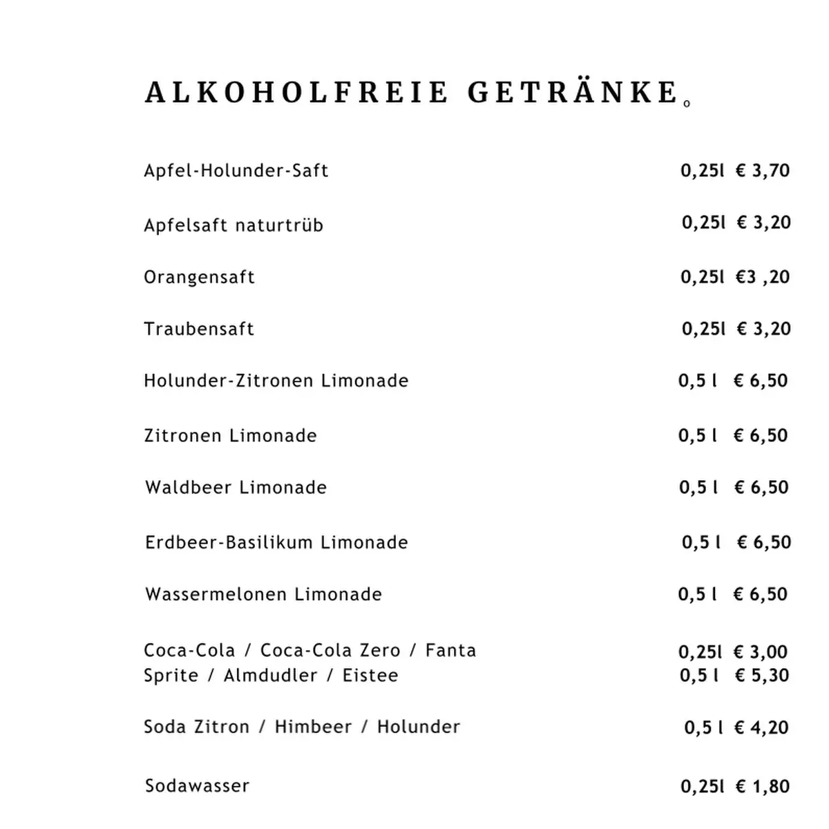 Speisekarte photo 6