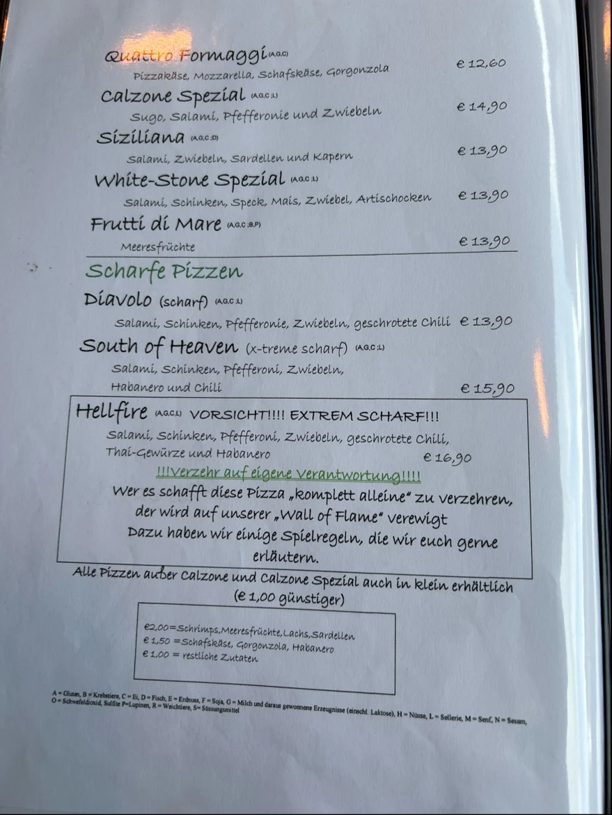 Speisekarte photo 2