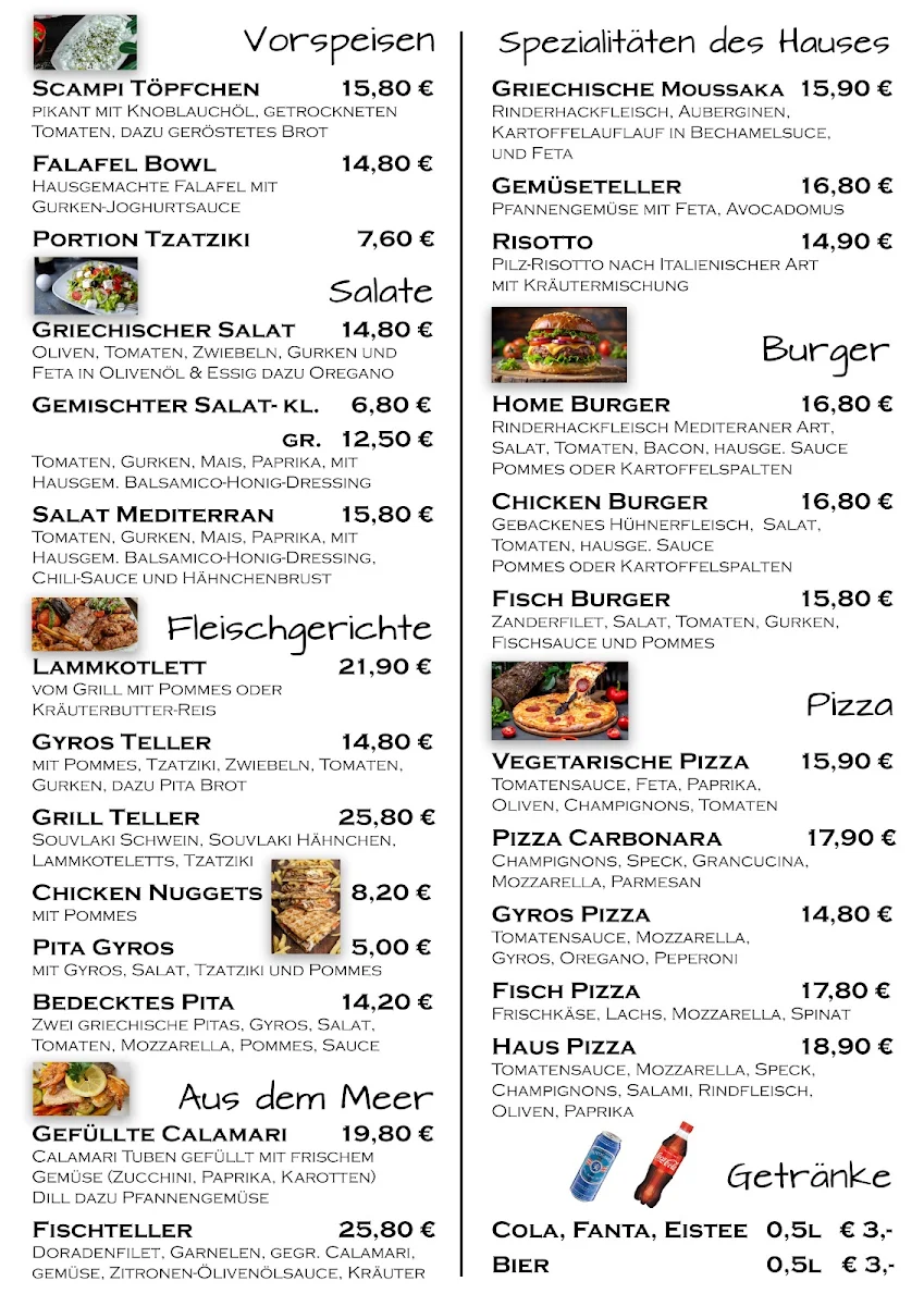 Speisekarte photo 1