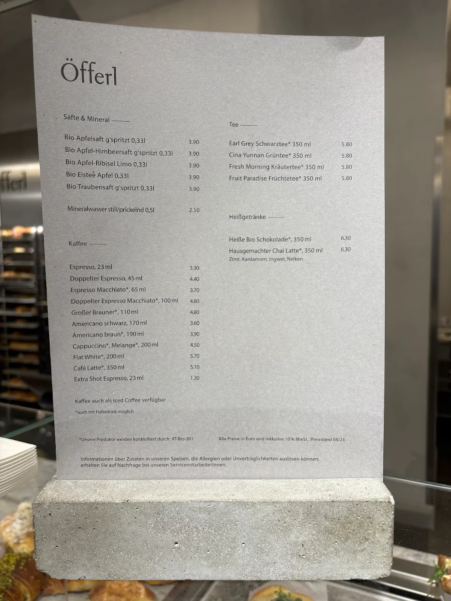 Speisekarte photo 2