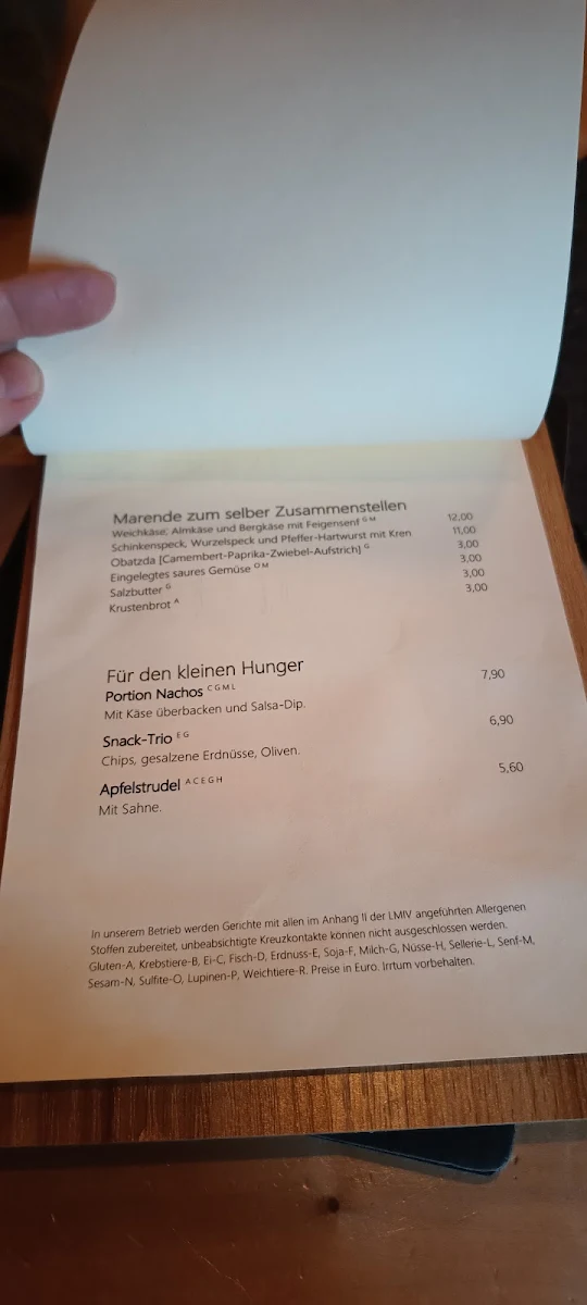 Speisekarte photo 3