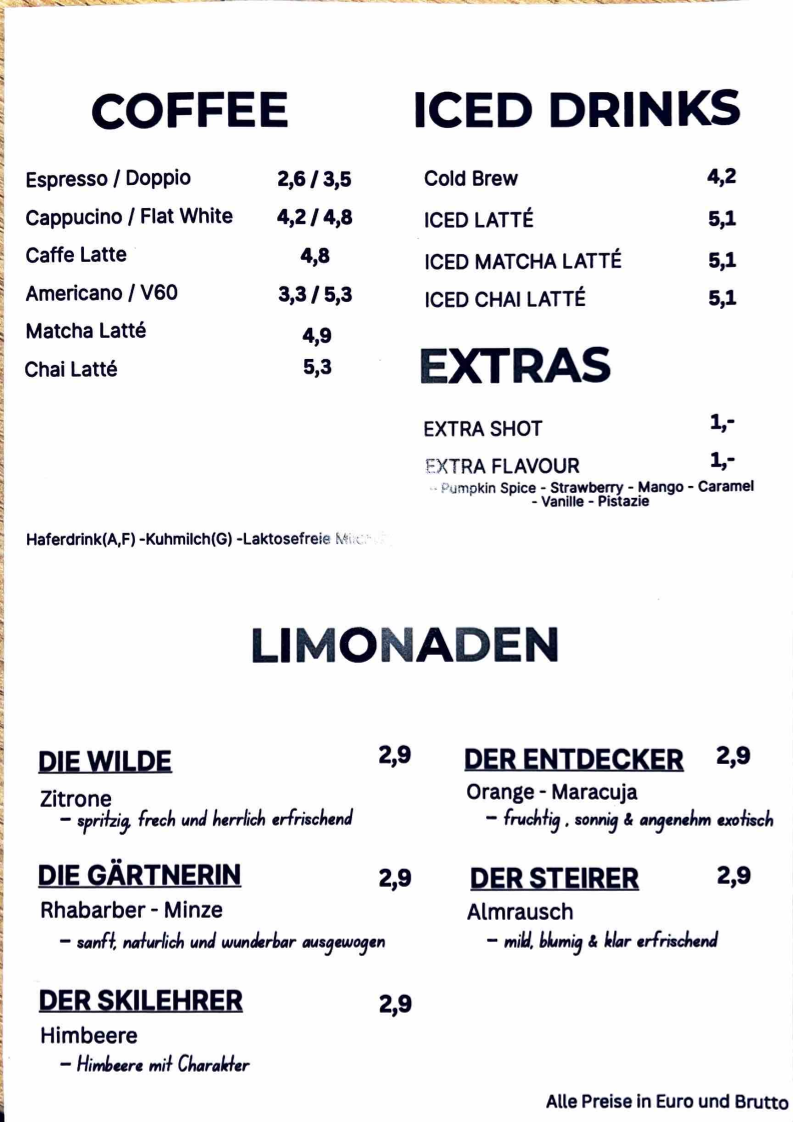 Speisekarte photo 1