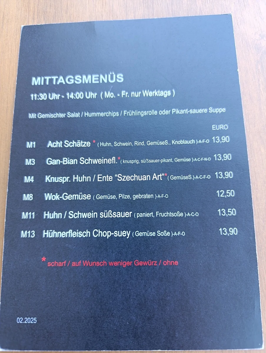 Speisekarte photo 3