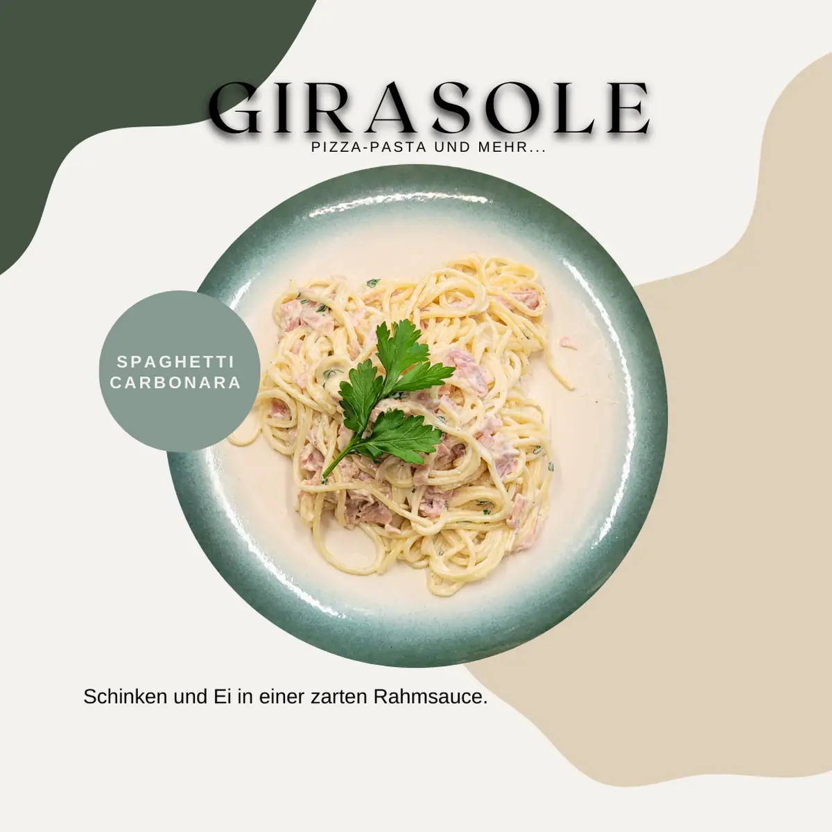 Speisekarte, giraSole