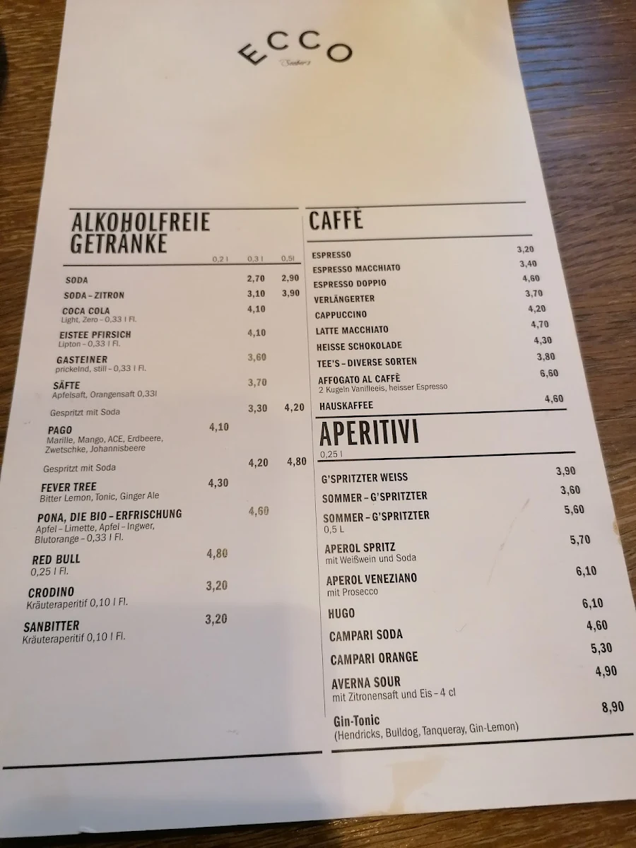 Speisekarte photo 2