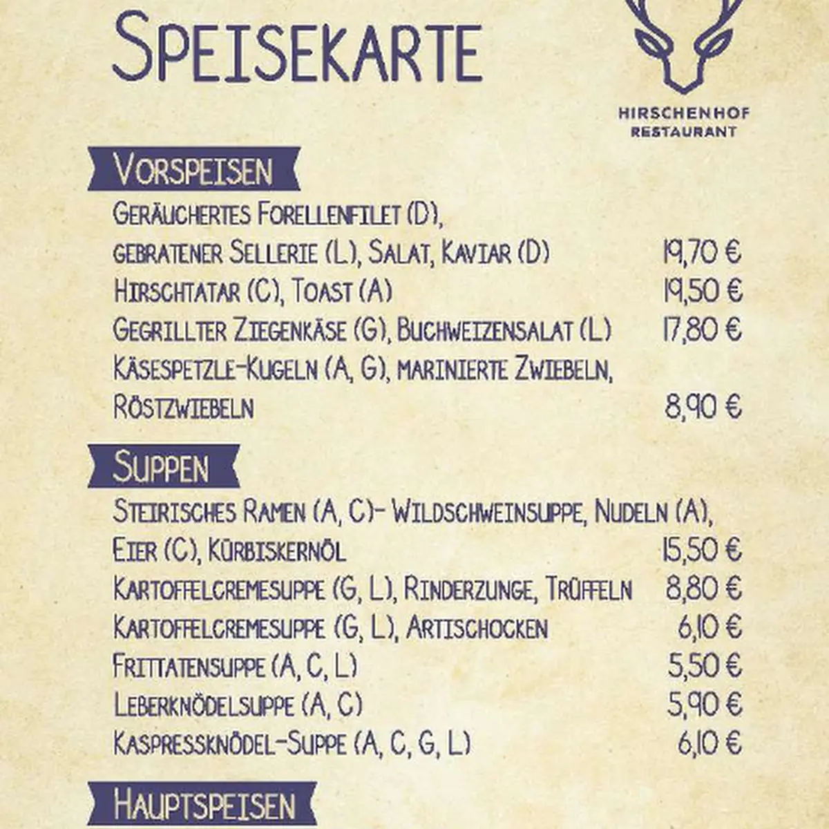 Speisekarte photo 1