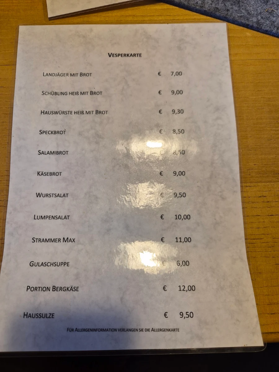 Speisekarte photo 1