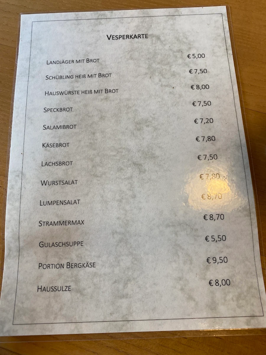Speisekarte photo 2